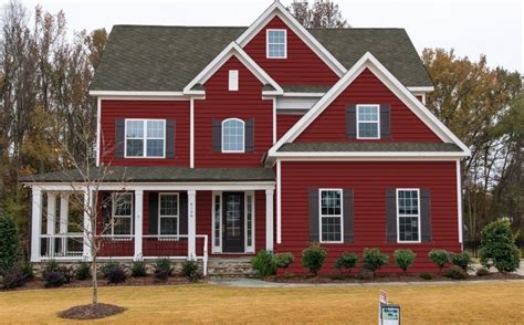 red vinyl siding interior